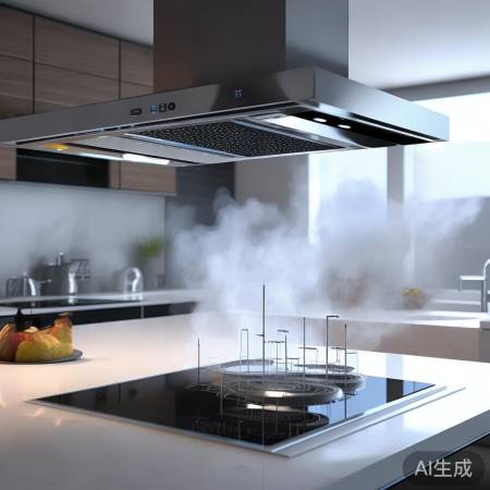 “油烟机，厨房清新小能手”