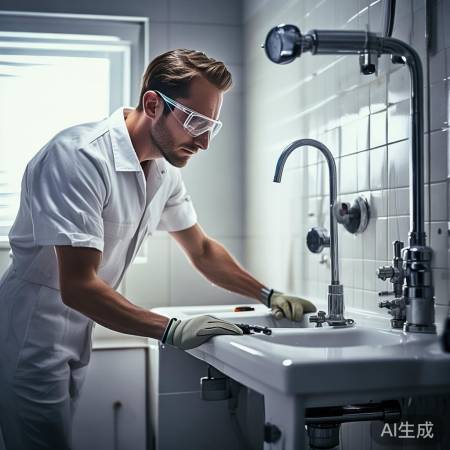 调整阀门或检查水管