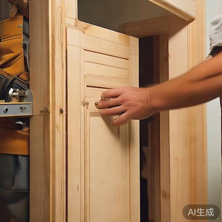 门扇对齐，螺丝顺畅安装