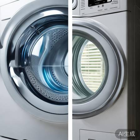 洗衣机排水原理对比
