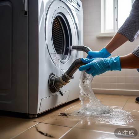 检查洗衣机排水系统