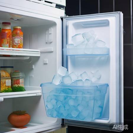 冰箱加冰块，快速降温