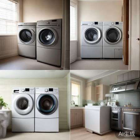 洗衣机并排放尺寸推荐：小巧空间也能大容量