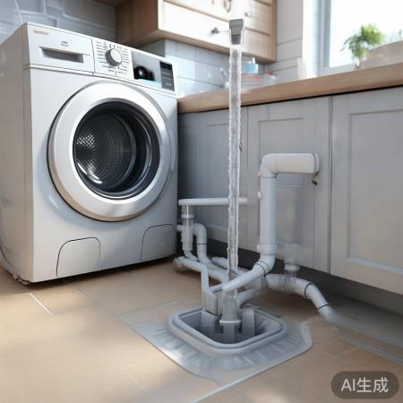 洗衣机排水管墙角放置技巧，告别堵塞烦恼