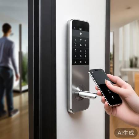 智能锁多解锁方式，方便客人进出