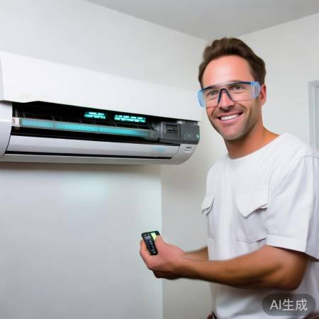 安装面板，空调焕新完成