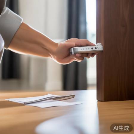 “智能锁安装简单易上手”