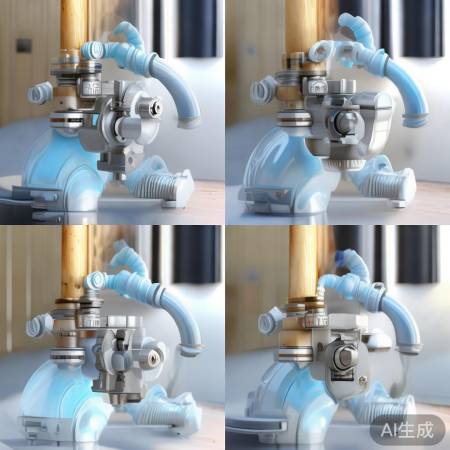 进水阀连接冷水管道