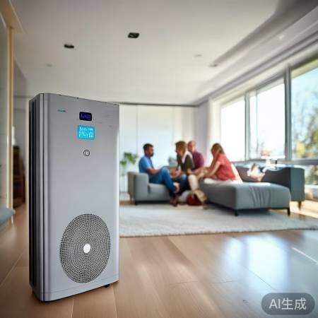 “空气能制冷,恒温舒适”