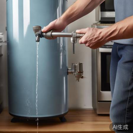 热水器加水,谨防水阀未关