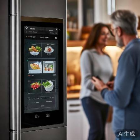 智能冰箱，触控便捷，远程控制