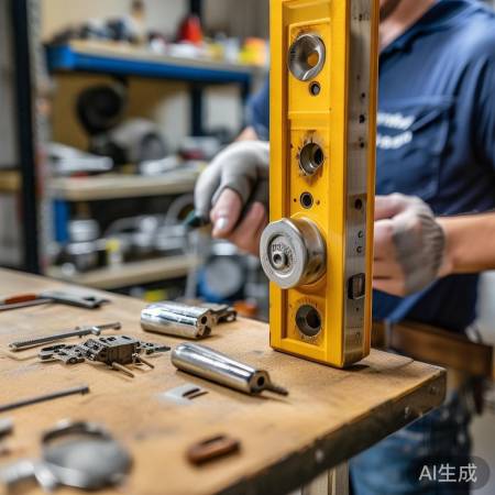 安装新锁体,简单易行