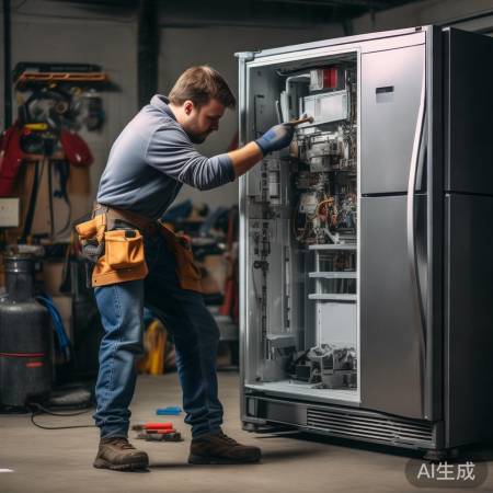 准备拆解冰箱,需螺丝刀撬棒耐心