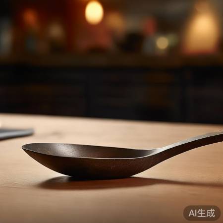 “铁勺不耐高温易变形”