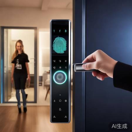 普鑫指纹锁8030：智能生活新选择，安全便捷两不误