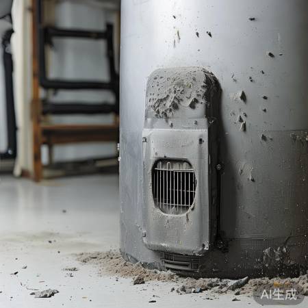 清洁冷凝器，保障热水器运行