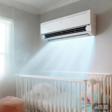 空调风向宜向上,定期清洗过滤网
