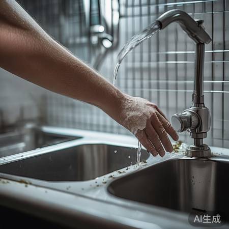 检查水阀，清除杂物