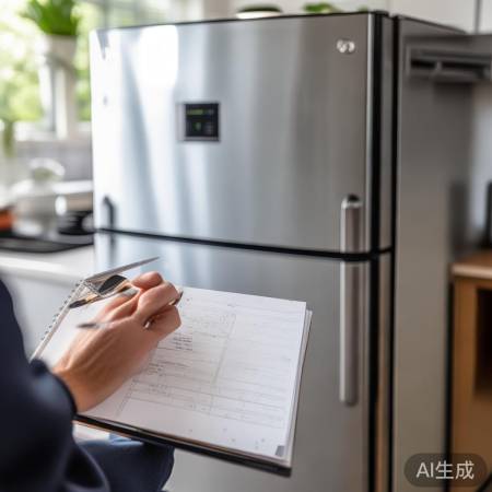 提前准备冰箱型号和故障