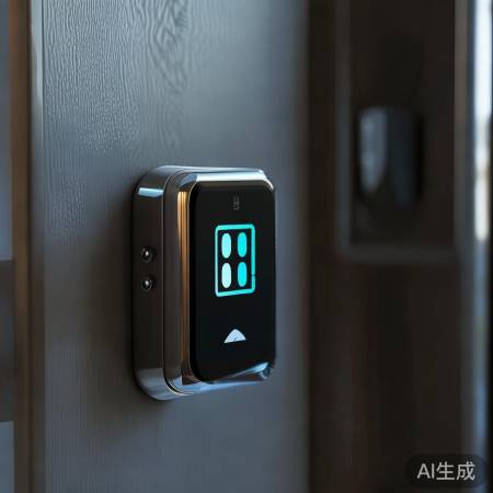 指纹锁电量不足，换电池。