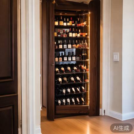 红酒柜门洞改造，提升家居品味
