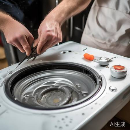 “更换洗衣机底密封圈”