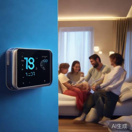 美的壁挂炉时钟显示，智能生活新体验