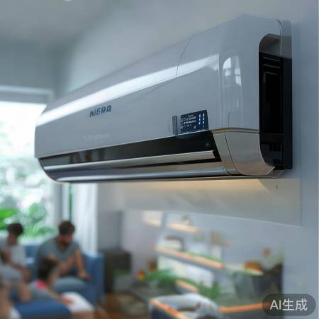 美的风酷空调，节能环保。