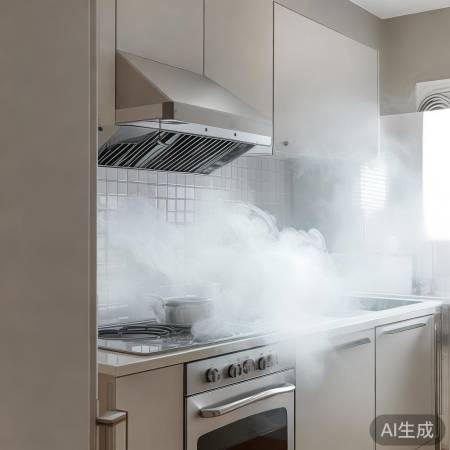 门对面安装，油烟直排，家居清爽