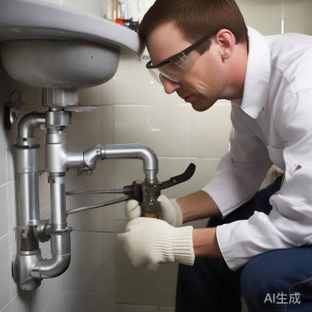 检查排水管，拧紧或更换