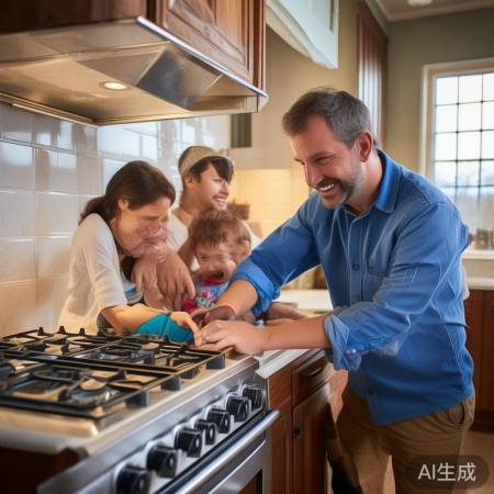 燃气灶安装,安全第一