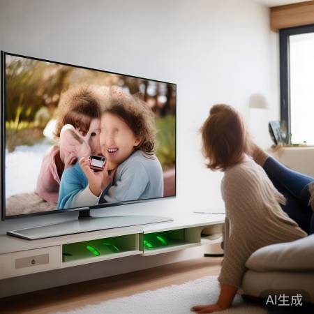 节能环保电视，无线连接方便