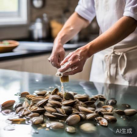 花甲清洗关键：浸泡吐沙