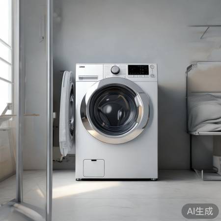 洗衣机尺寸合适，四周空间充足