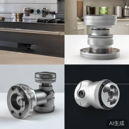 燃气灶角阀接口:螺纹与法兰