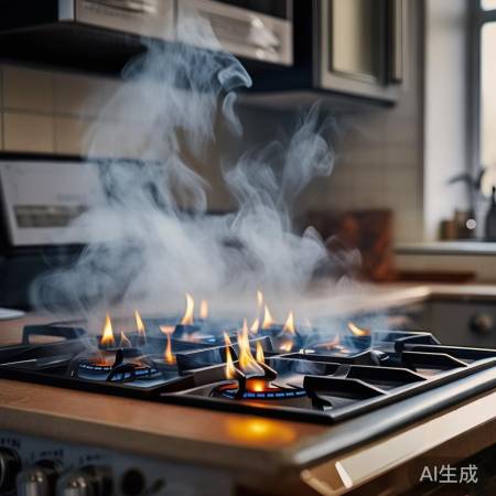 燃气灶使用不当导致灶眼冒黑烟怎么办？