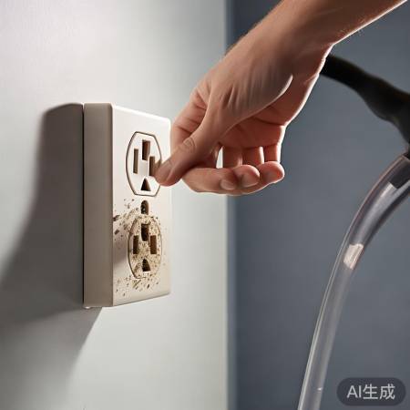 检查插座,清洁解决。