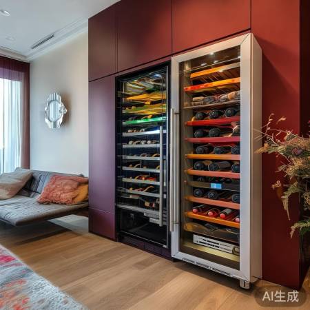 红酒柜搭配家居风