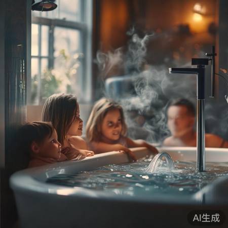 能率热水器，舒适恒温，温馨美好