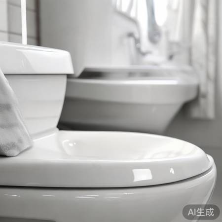 马桶部件清洁完毕