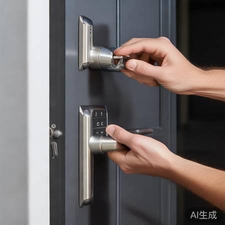 安装把手，检查顺畅