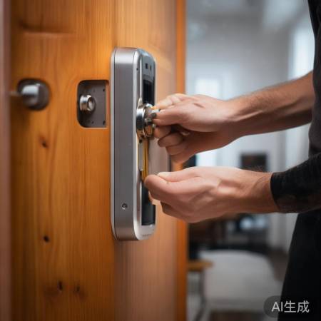 安装智能锁磁力法不复杂