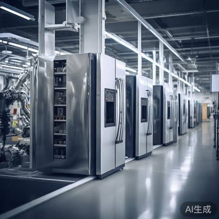 格兰仕冰箱：自动化生产线