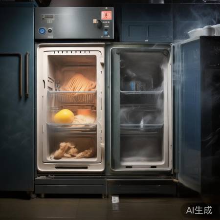 消毒柜密封不良，影响消毒效果