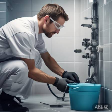 关闭进水阀，收集除垢剂