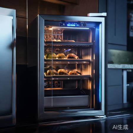 红酒柜温控故障，空调般闪屏