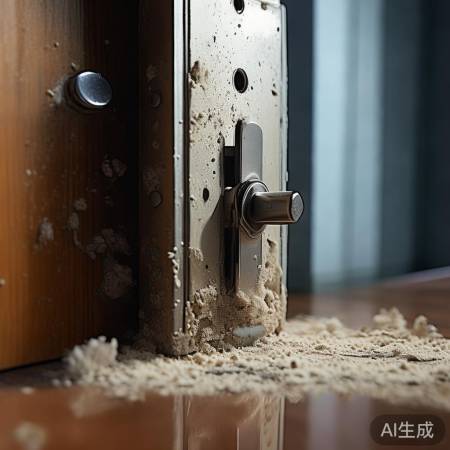 指纹锁故障：灰尘杂物堵塞