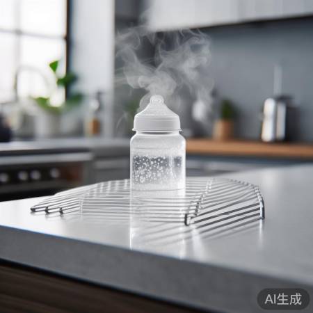 消毒奶瓶盖别盖，及时晾干防污染