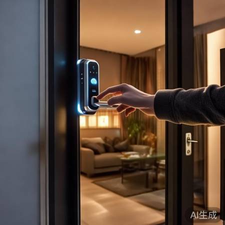 指纹锁2430CM：智能门锁新选择，安全便捷生活伴侣