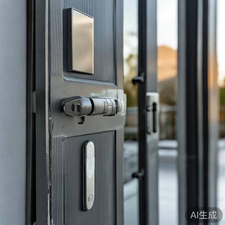 指纹锁装歪，门缝变大，易漏风入